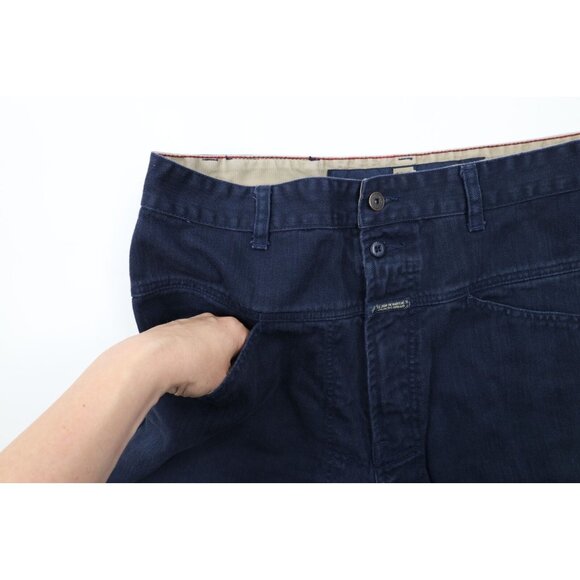 Vintage 90s Marithe Francois Girbaud Mens 34x33 Spell Out Baggy Fit Denim Jeans - Picture 7 of 16